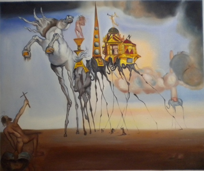 Vendita falso d'autore La tentazione di Sant Antonio di Salvador Dali